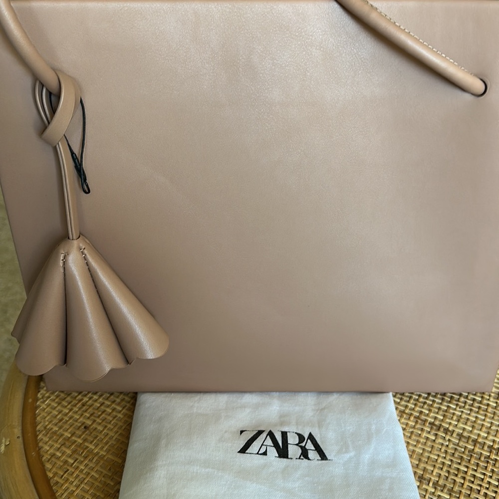 Zara Tote Handbag NWT - Picture 2 of 7
